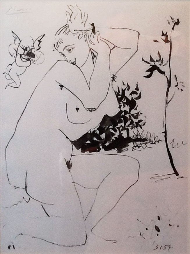 Pablo Picasso - Nudo e creatura