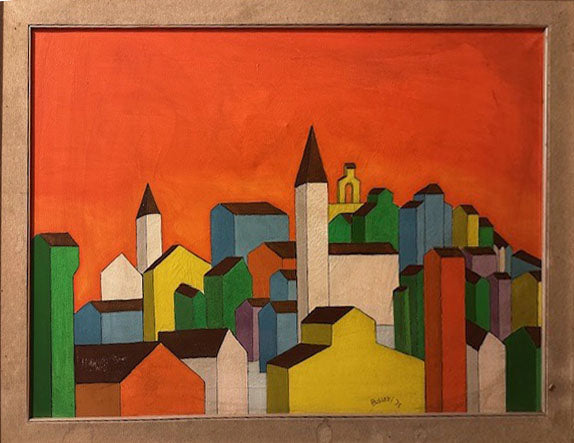 F. Bulletti - Sin título (paisaje urbano)