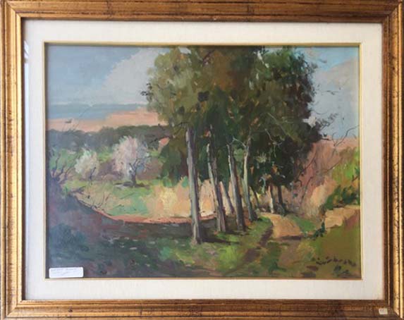Alberata di Antonio Sbrana, olio su tela