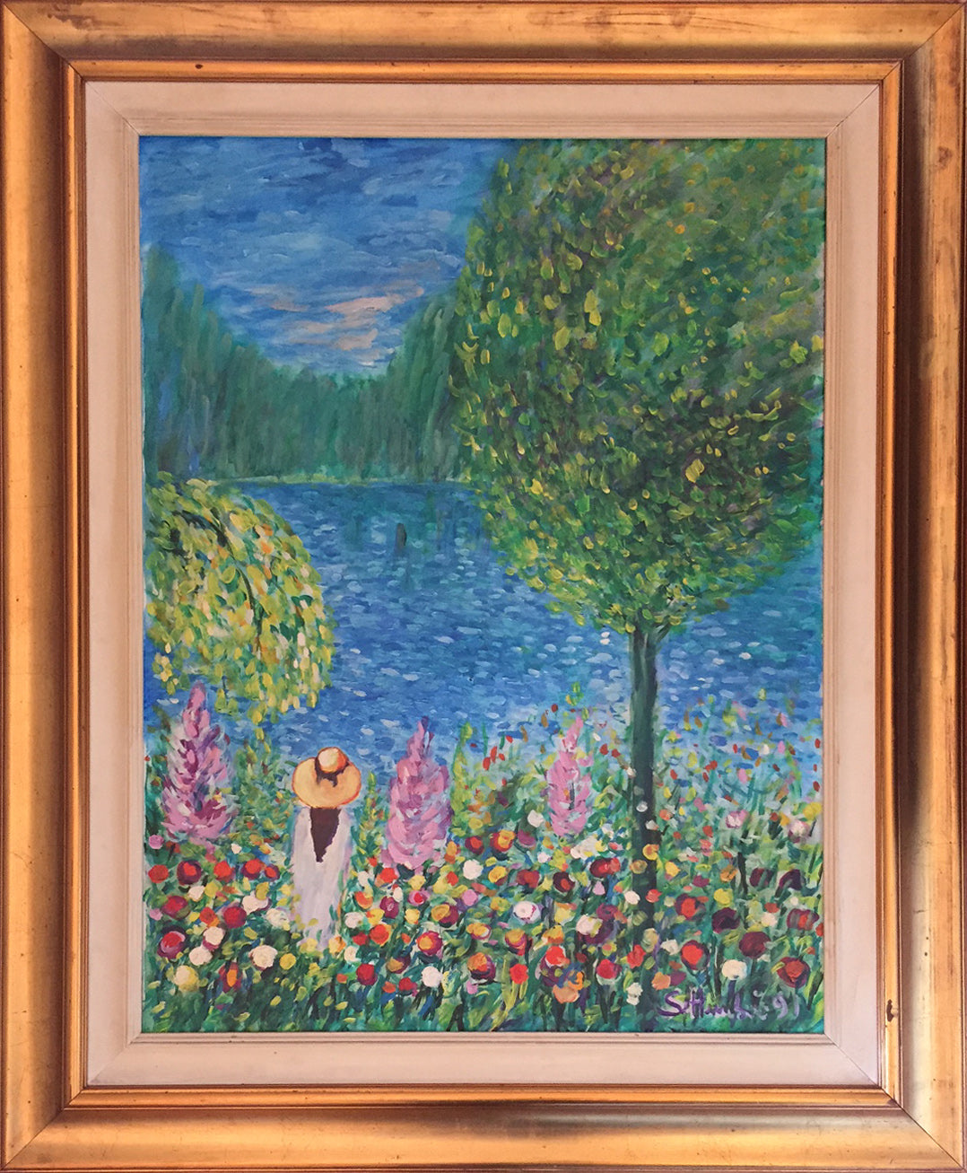 Luigi Settembrini - Paesaggio Lacustre