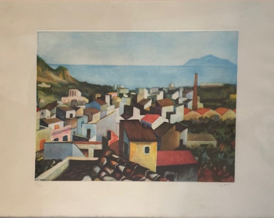 Renato Guttuso - Veduta di Bagheria