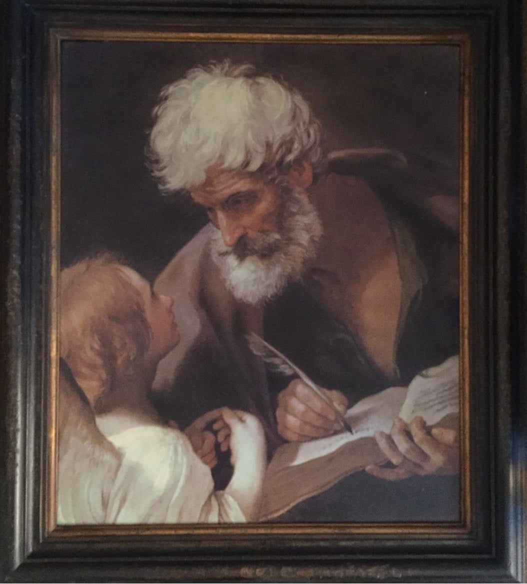 Giansiracusa - Riproduzione di Guido Reni "L'Evangelista Matteo e l'Angelo"