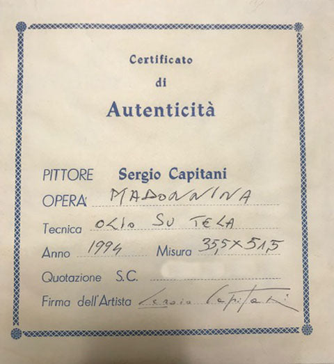 Sergio Capitani - Madonnina