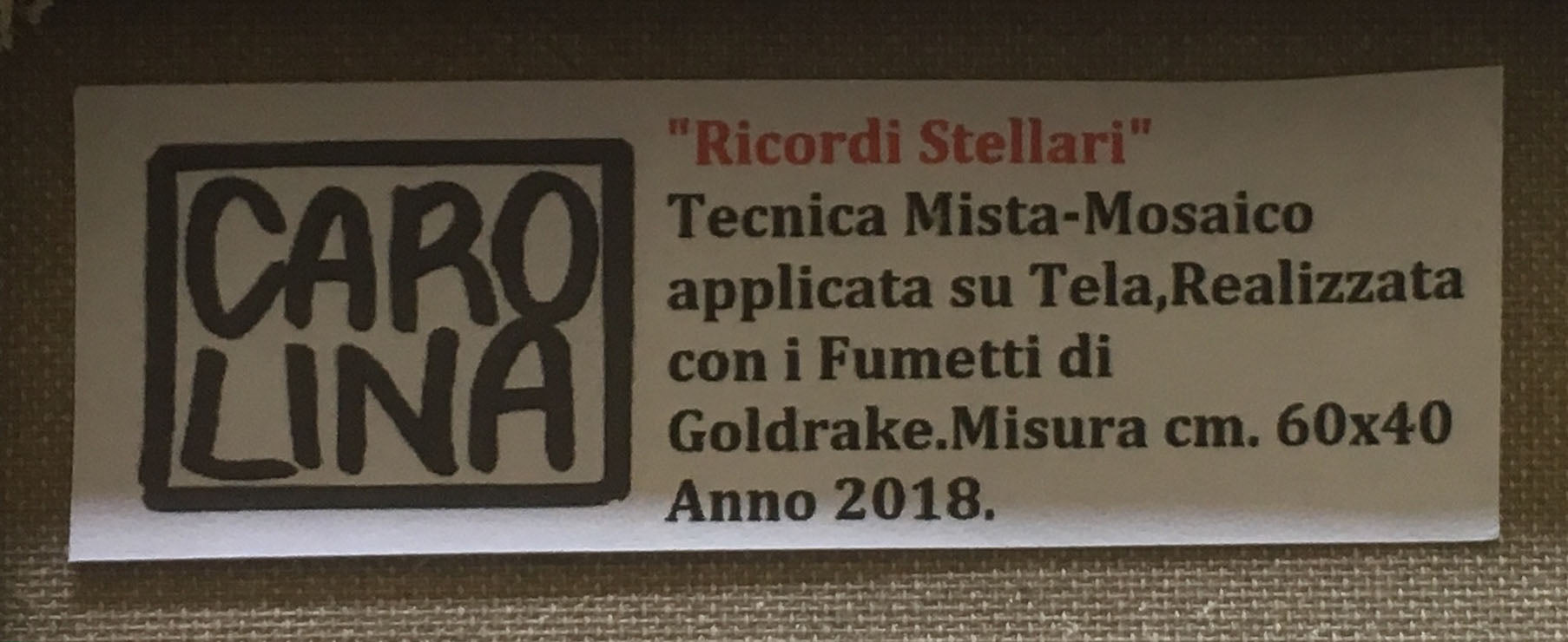 Carolina Art Design - Ricordi stellari