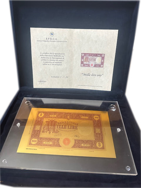 Mille lire oro - I.P.E.C.A. (Istituto Poligrafico Europea Cultura ed Arte)