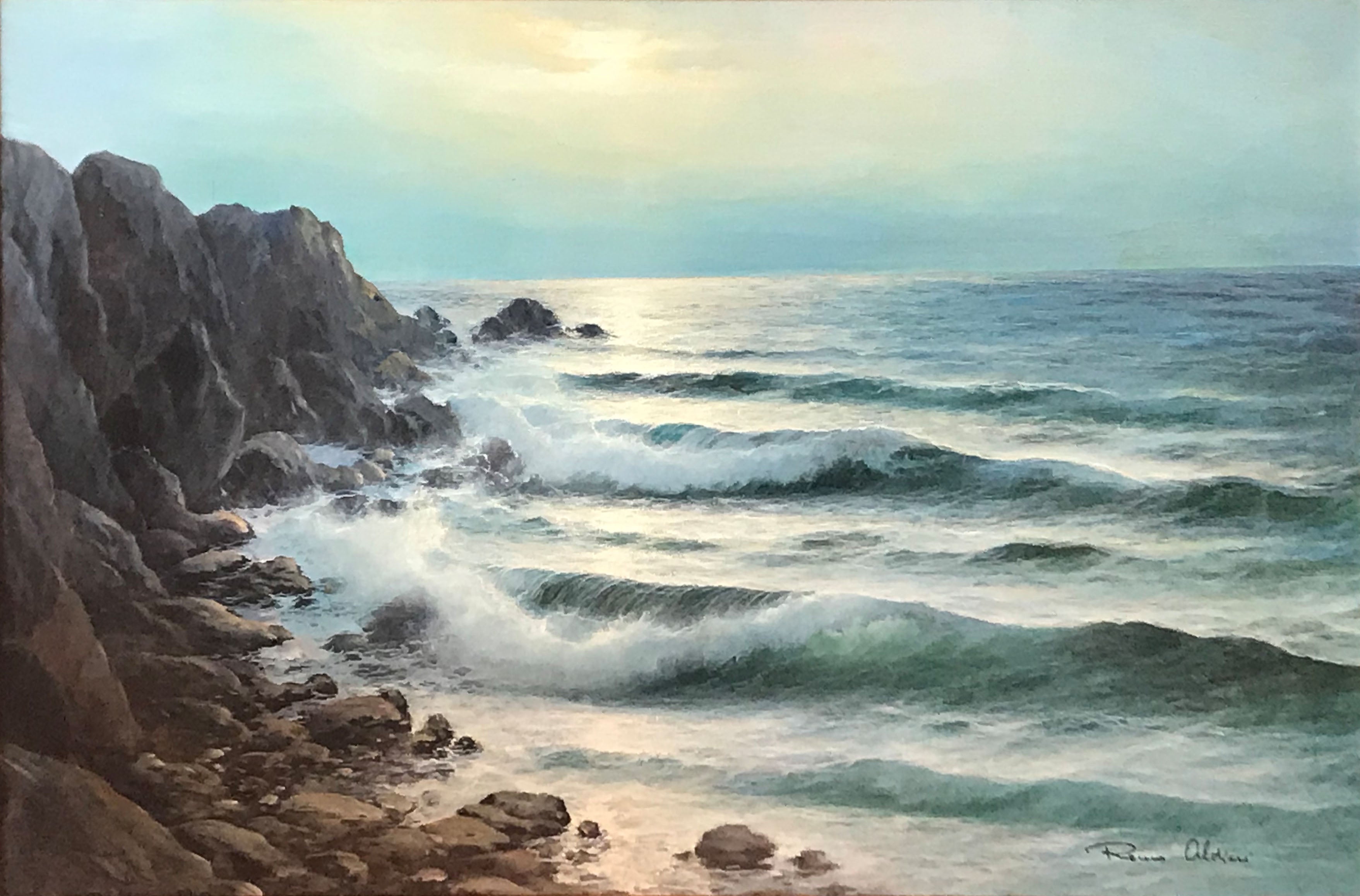 Remo Aldini - Paesaggio marino