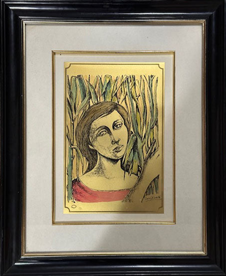 Domenico Purificato - Senza titolo (volto di donna)