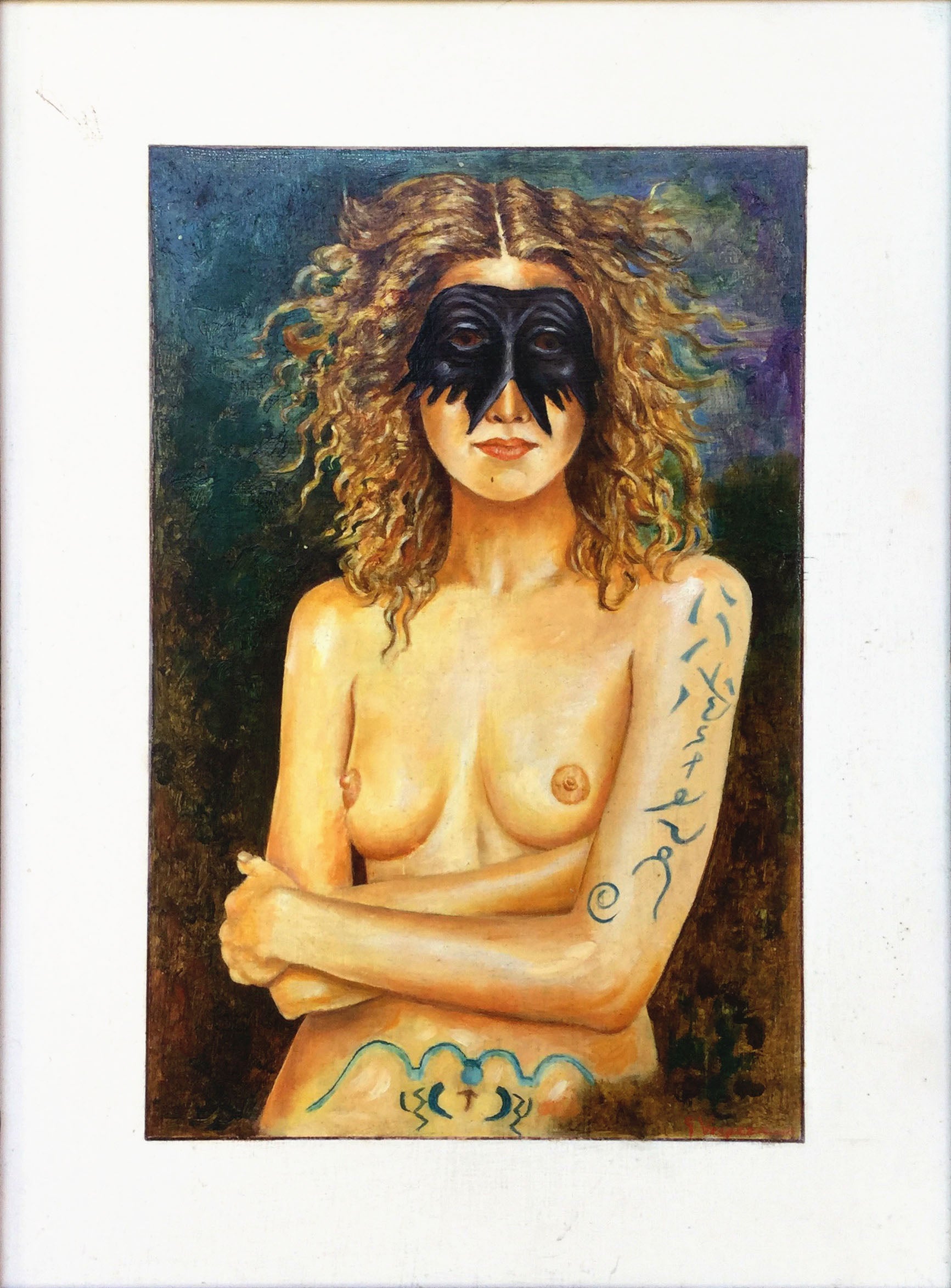 Giuseppe Vespere - Mascherina con tatuaggi