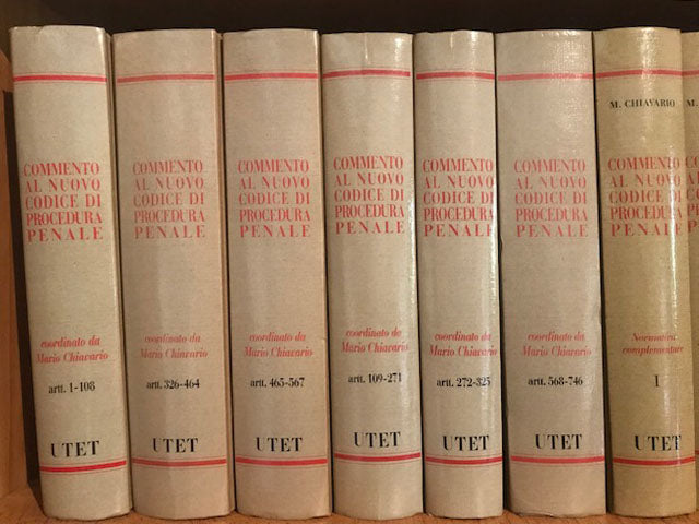 Commentario al nuovo codice di procedura penale - Utet