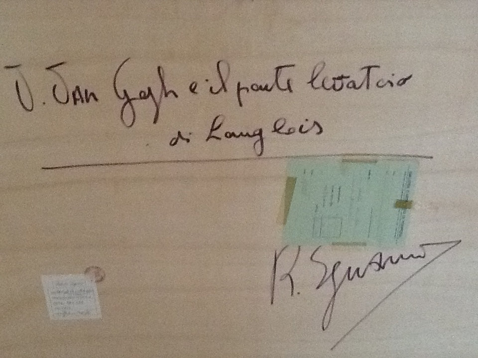 Roberto Sguanci - Van Gogh il ponte levatoio di Langlois