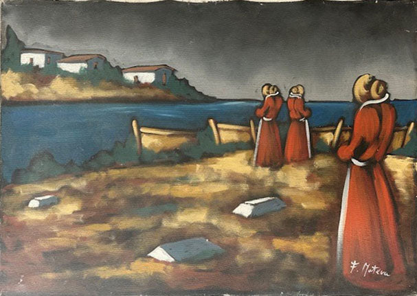 Francesco Matera - Senza titolo (donne sul mare)