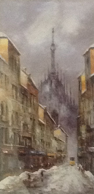 Eugenio Mantegani - Vista de la Catedral