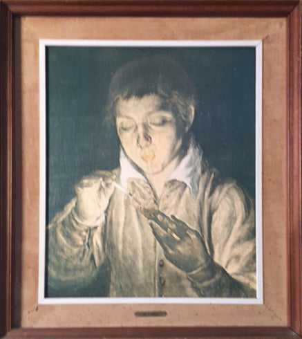 El Greco (da) - Ragazzo che soffia su un tizzone acceso