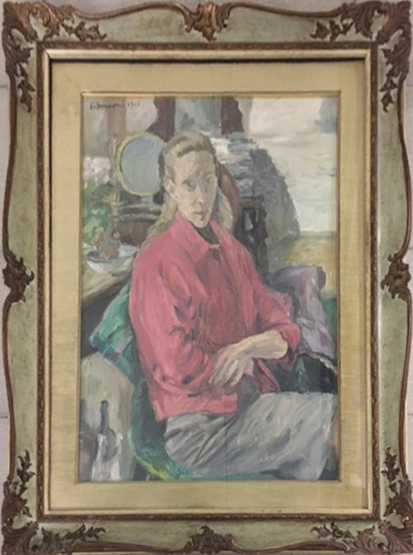 Enzo Faraoni - Senza Titolo (Ritratto femminile)