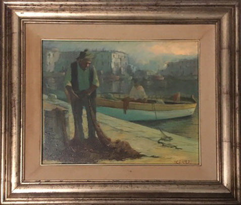 Ivano Cerrai - Livorno puertos holandeses, pescador