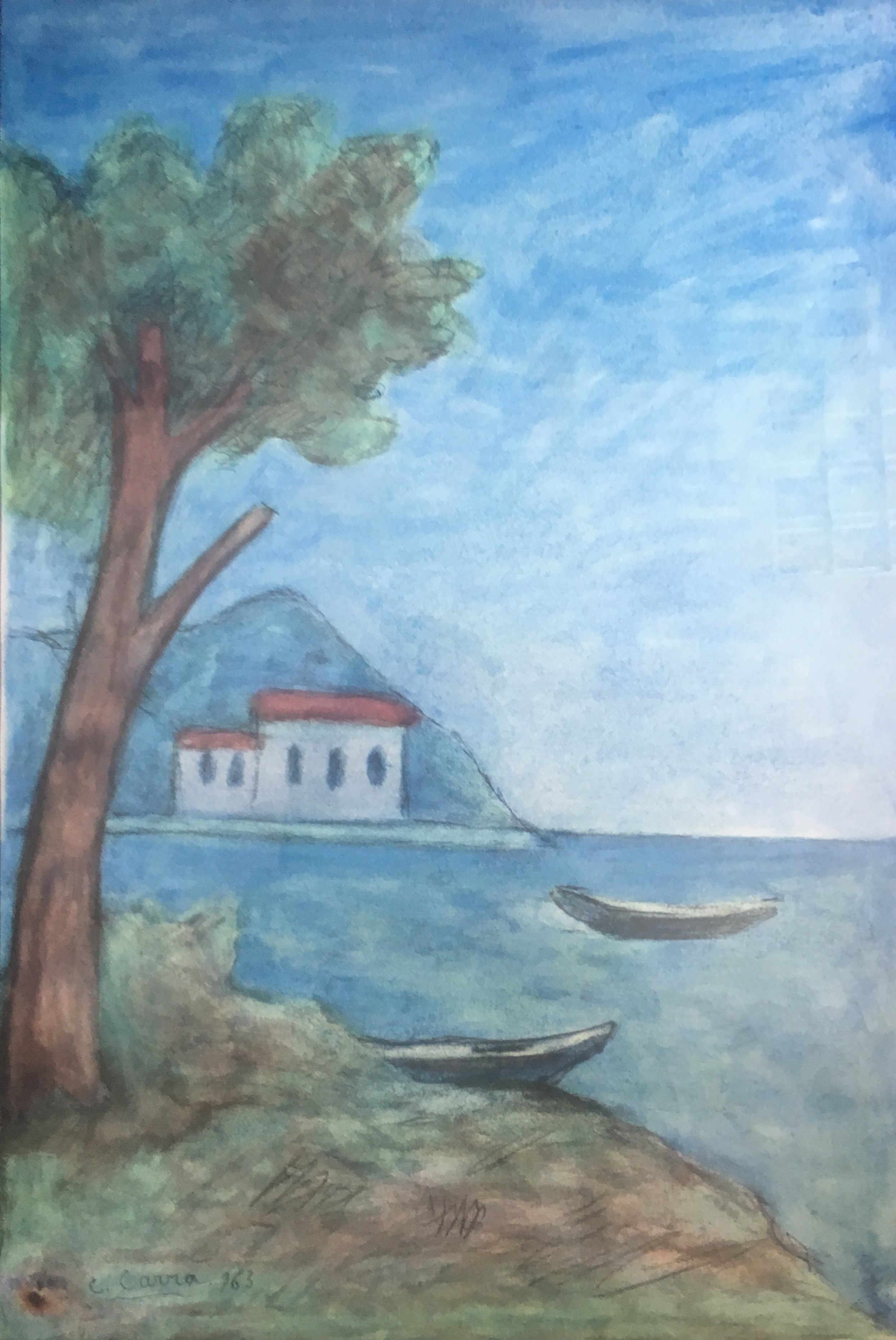 Carlo Carrà - Senza titolo