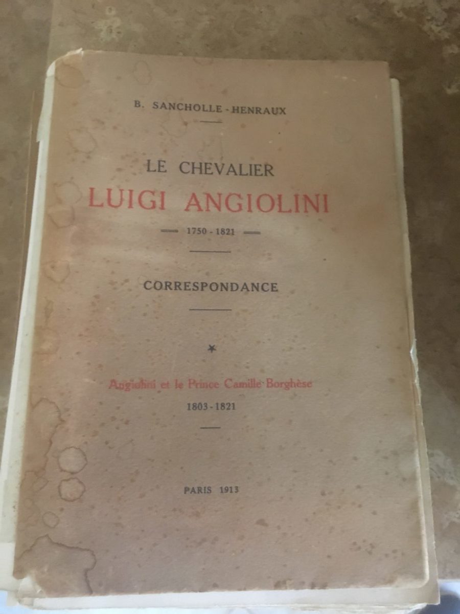 Le chavalier - Luigi Angiolini - Correspondance