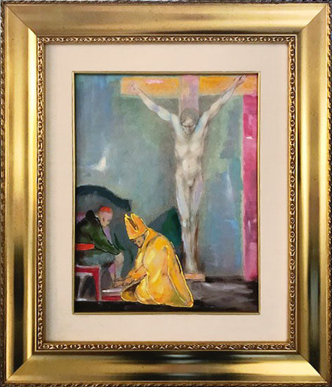 Ugo Attardi - Cristo lavaggio dei piedi