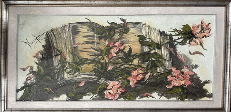 Rosa Turchini - Bibbia con rose