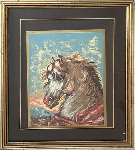 Giorgio De Chirico (después) - Cabeza de caballo