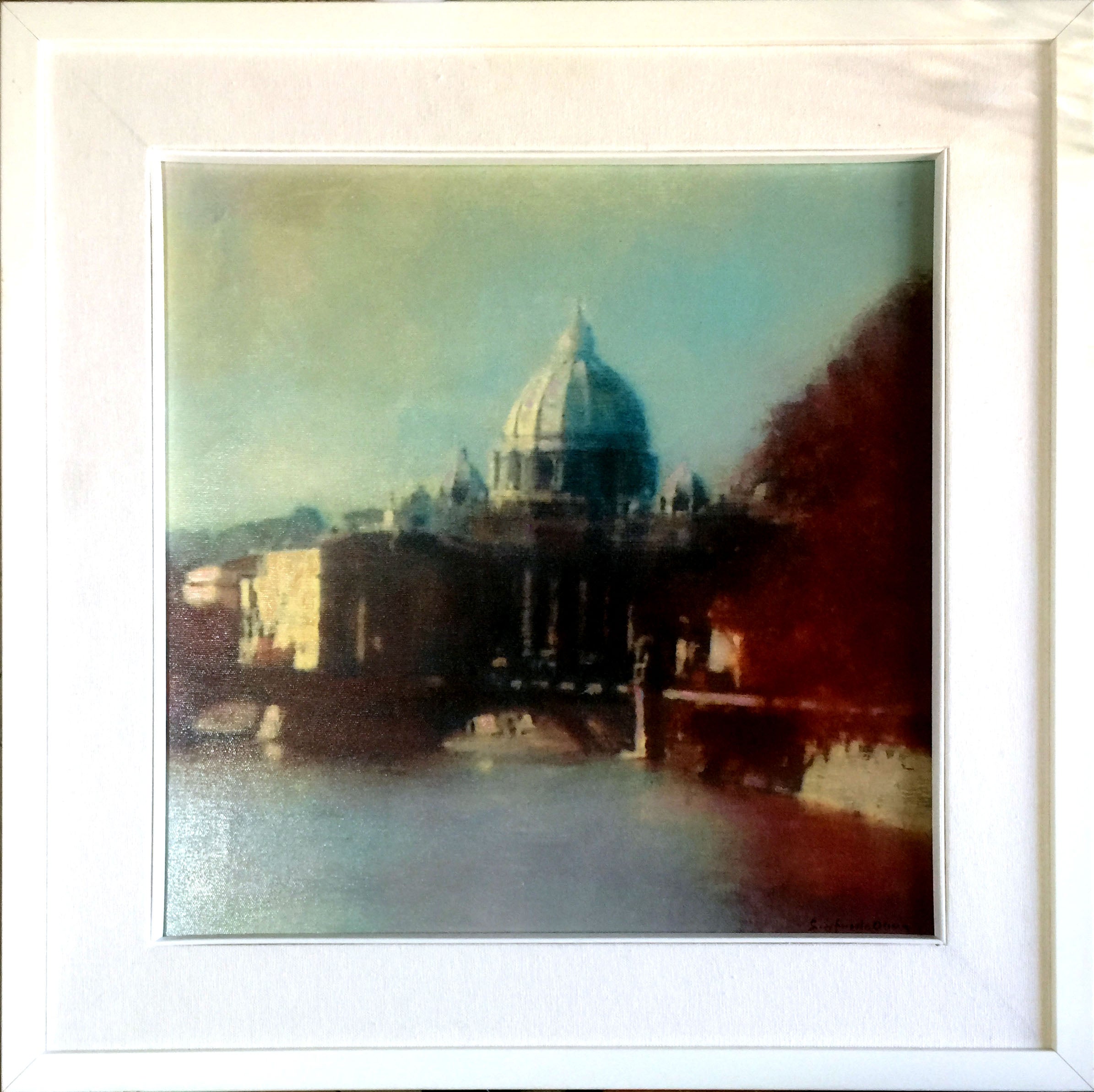Sigfrido Oliva - Il tevere a san pietro