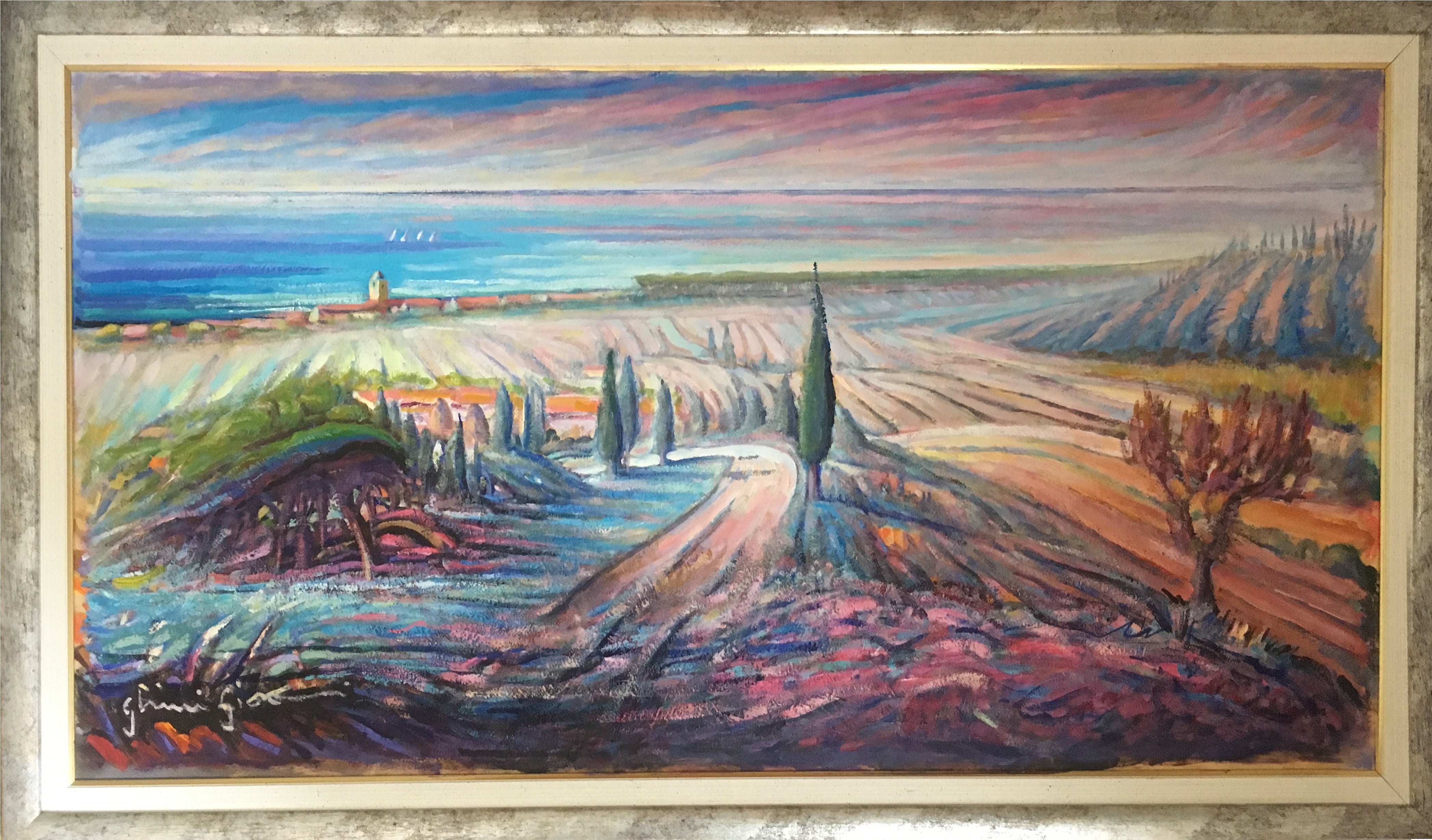 Giovanni Ghini - Paesaggio toscano