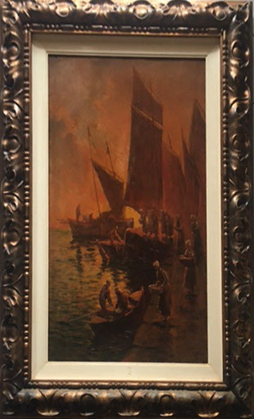 Léon Geille de Saint-Léger - Ritorno dalla pesca