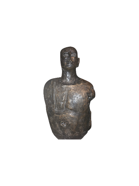 Ermes Meloni - Senza titolo (busto) - Scultura in bronzo