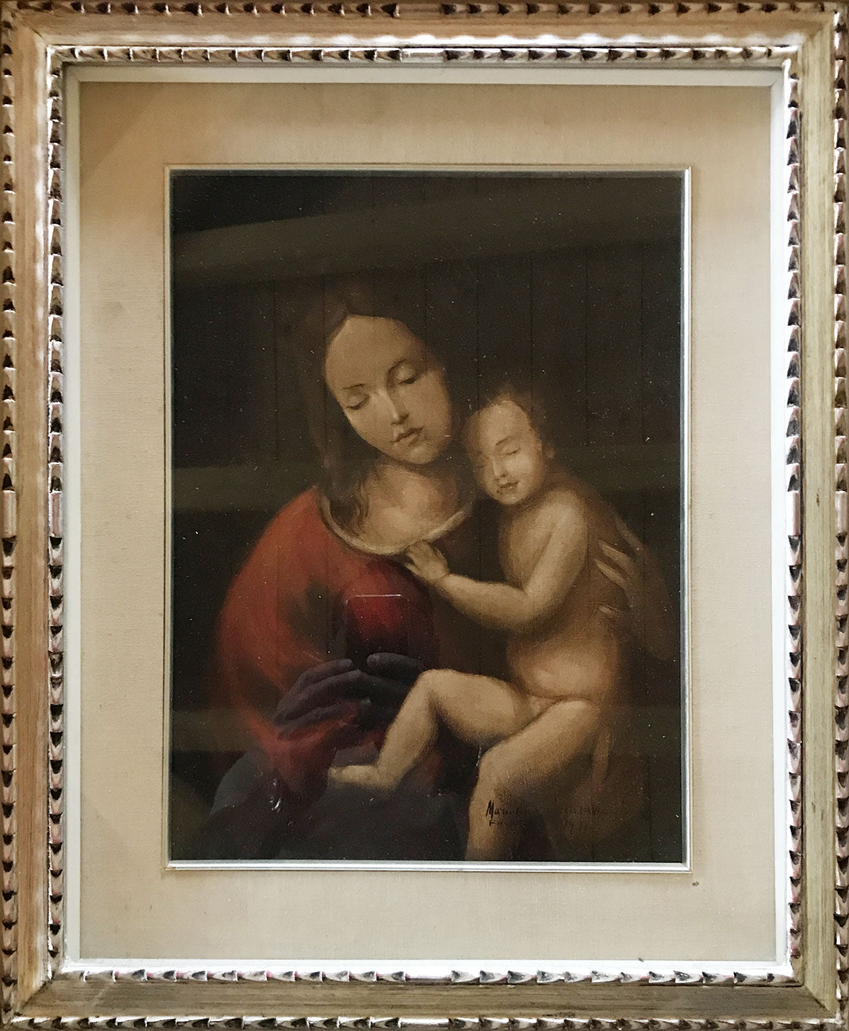 Mariolino da Caravaggio - Madonna and Child
