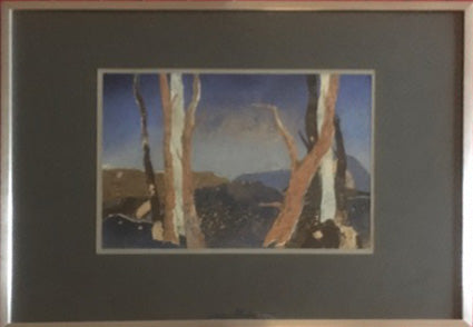 Wolf Englert - Paesaggio con tronchi d'albero