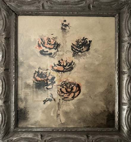 Fiori in acquerello su carta