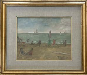 Senza titolo di Teresa Sacchi Notte, Olio su tela, 25 × 30 cm