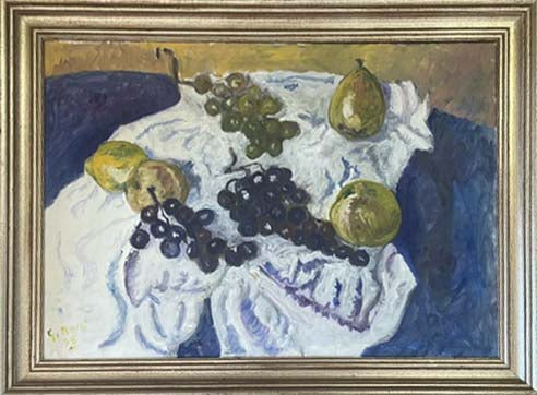 Senza titolo (natura morta) di Gerolamo Bolli, Olio su tela, 50 × 70 cm