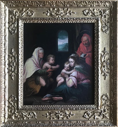 Artista sconosciuto - Madonna con bambino e santi