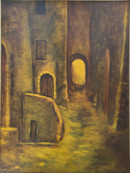 Otello Barretta - Splash down in via Garibaldi Civitella S. Paolo