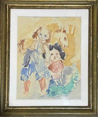 Senza titolo di Vincenzo Muscatello, Olio su tavola, 50 × 40 cm