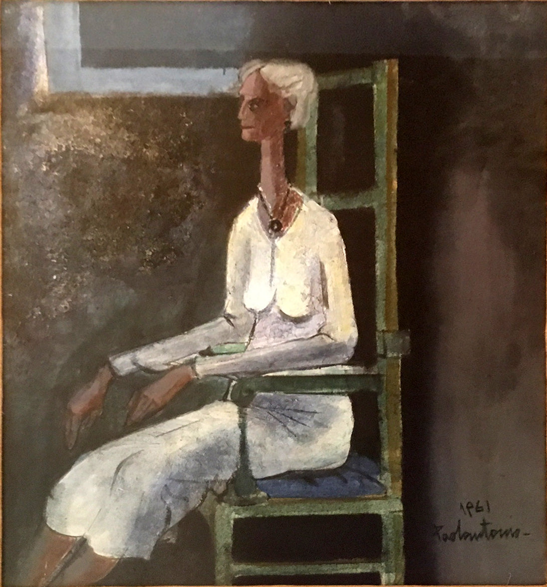 Cesare Paolantonio - Figura di anziana seduta