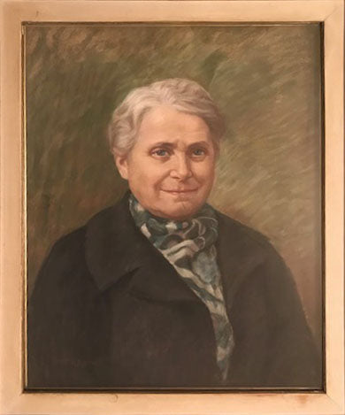 Paola Serra Zanetti - Portrait of a Woman with a Scarf