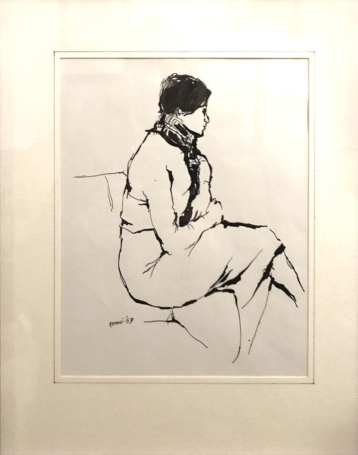 Paños - Mujer sentada