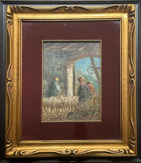Mario Fattori - Interno ovile