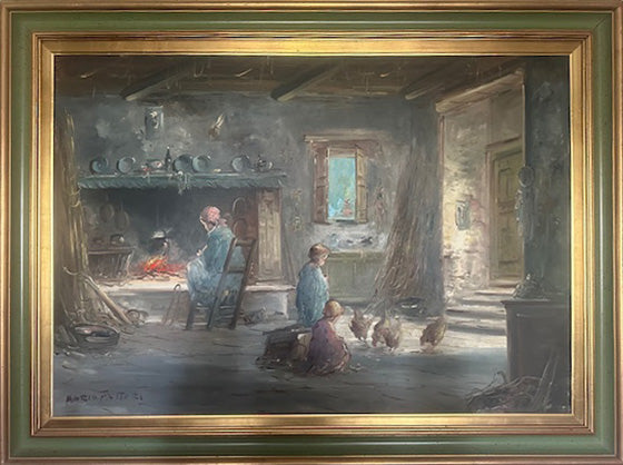 Mario Fattori - Interno rustico