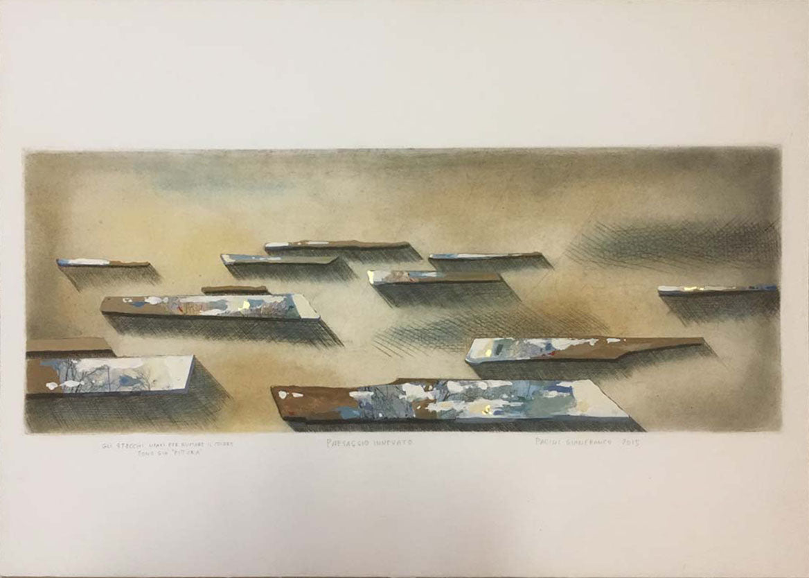 Gianfranco Pacini - Paesaggio innevato