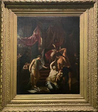 Il giudizio di Salomone di Adriaen van der Werff, olio su tela, 70x55