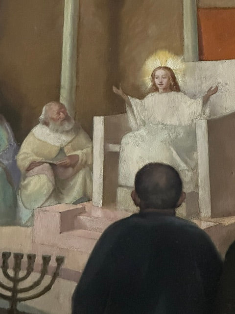 Cristo fra i dottori - Olio su tela - Horatius Amato