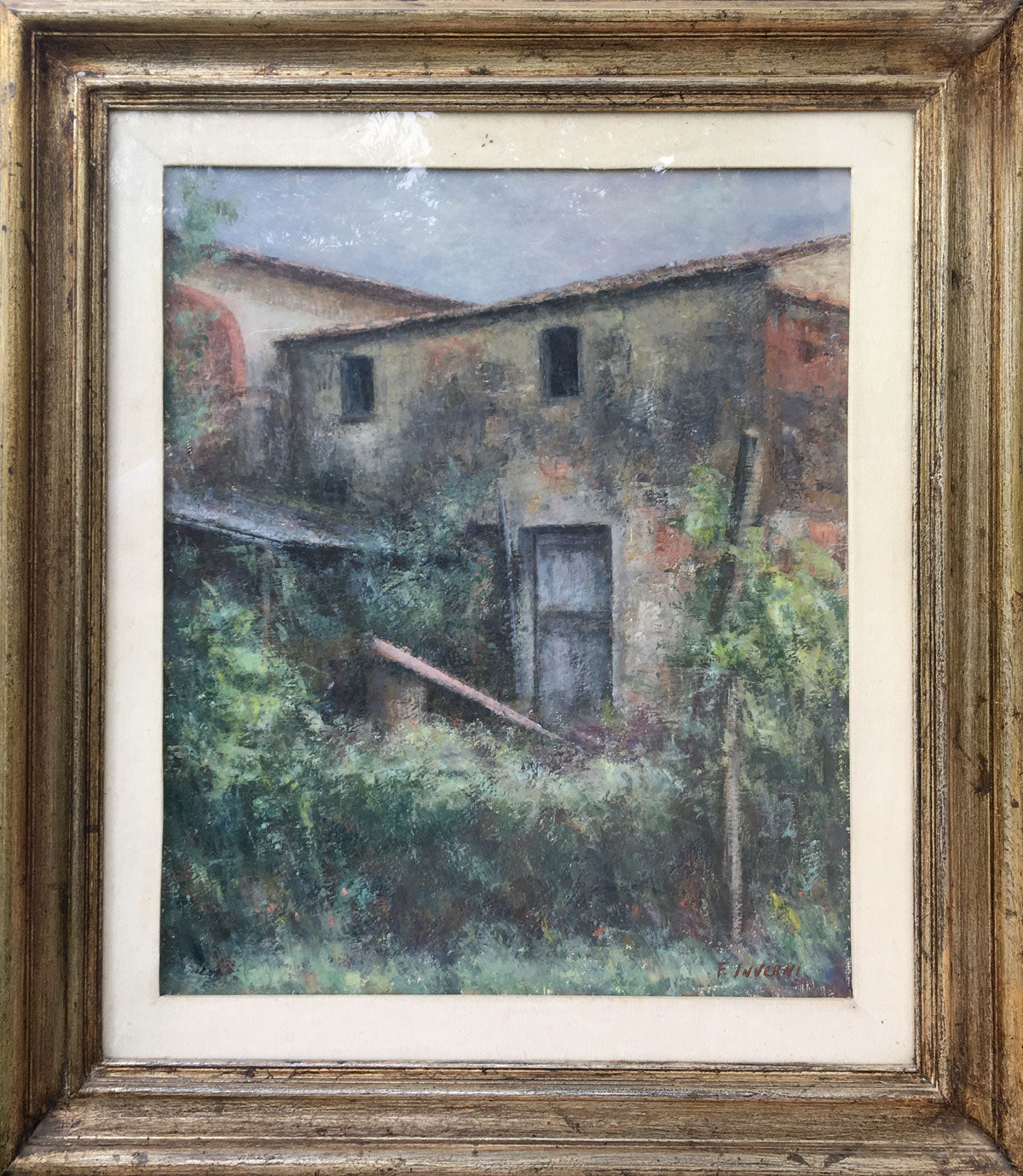Francesco Inverni - Primer plano de una granja
