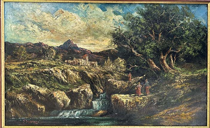 Paesaggio - Olio su tela - Gino Grignani
