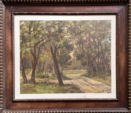 Senza titolo, olio su tavola di Assuero Fogli, 48 x 63 cm