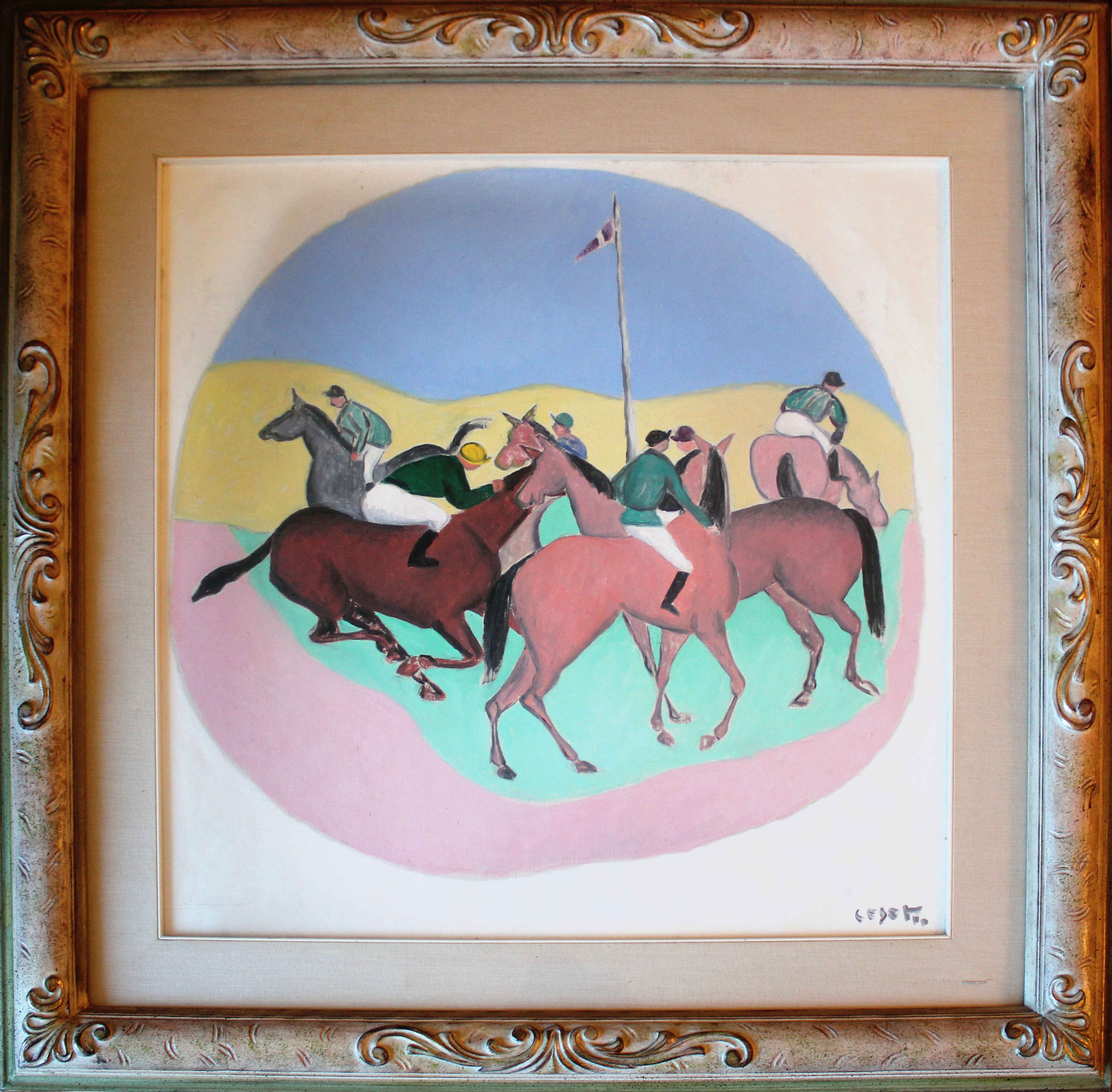 Giuseppe Cesetti - Jockeys on Horseback