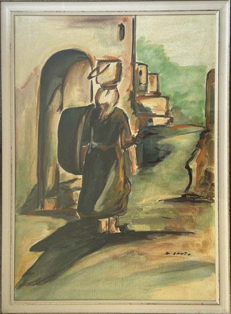 Ipotesi di vita - Olio e smalti su tela - Angelo Di Santo