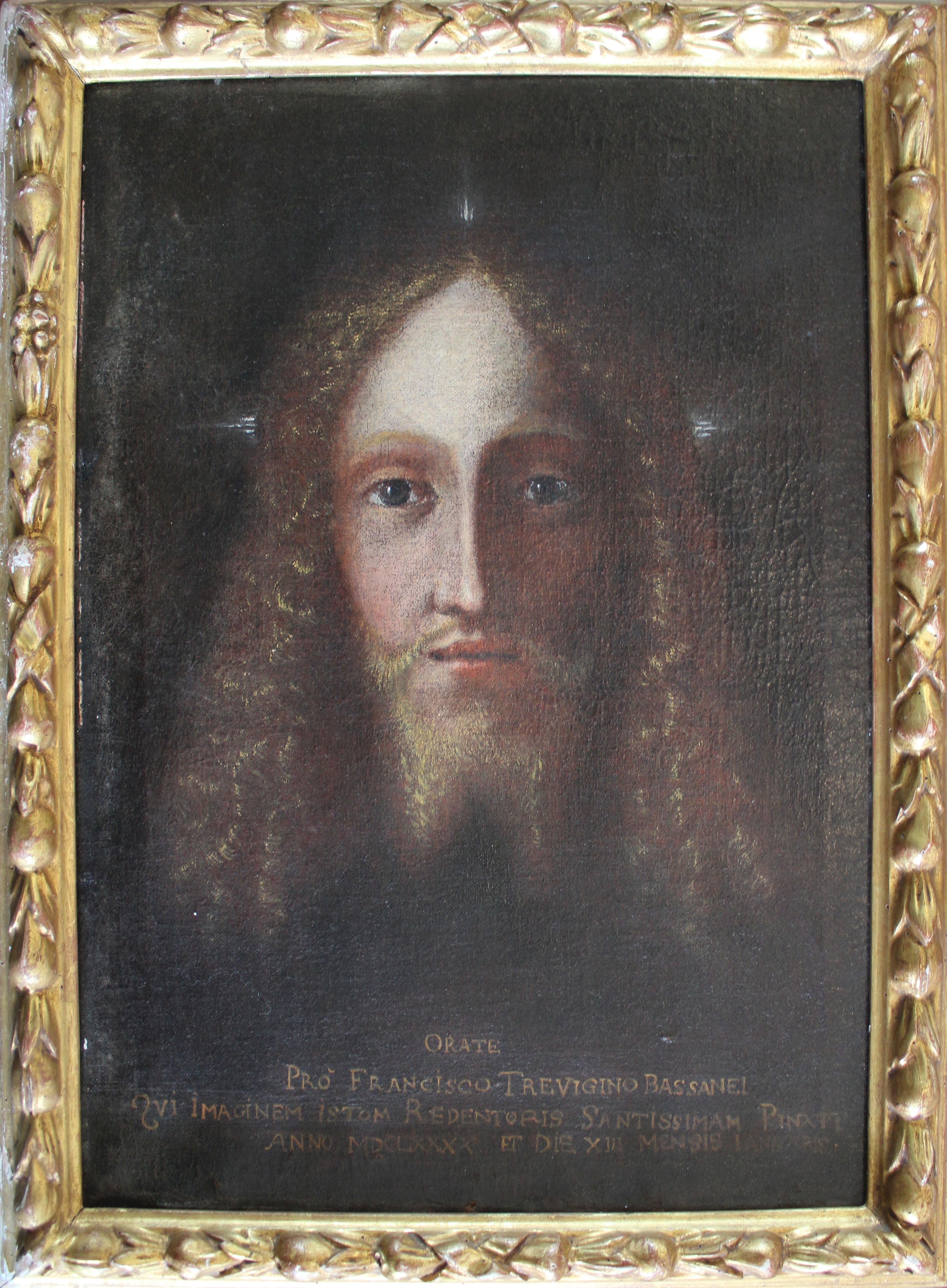 Attribuito a Francesco Trevisani - Volto di Cristo